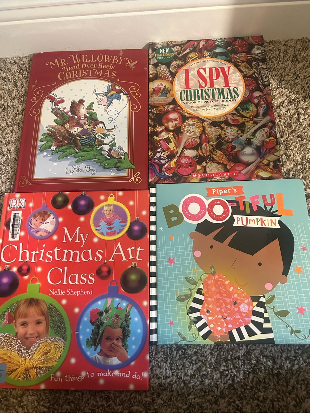 Holiday Book Bundle Christmas Halloween - Bundle of 4